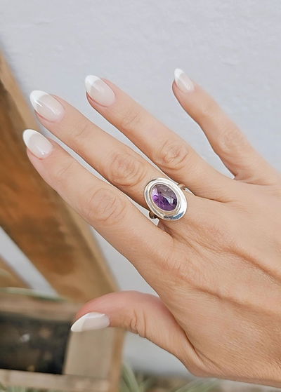 ANILLO AMATISTA 