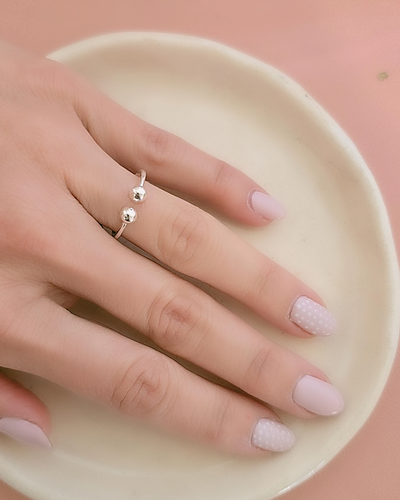 ANILLO DOBLE BOLITA