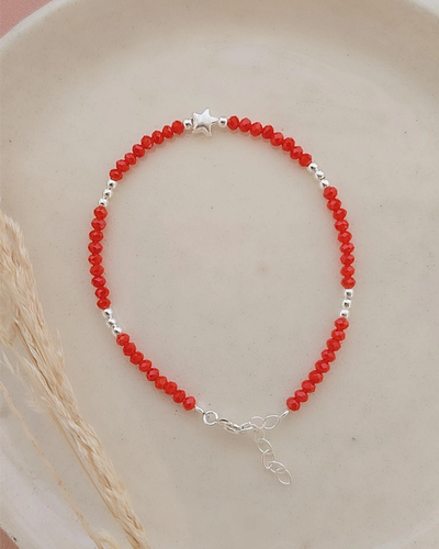 PULSERA STAR RED
