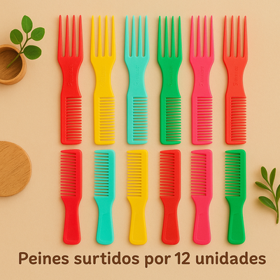 Peines Surtidos por 12 unidades - SUPER SALE!
