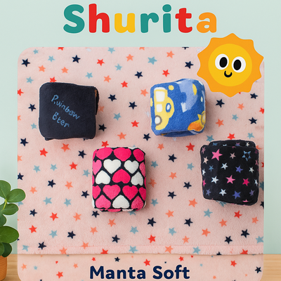 Manta polar soft bordada/estampada
