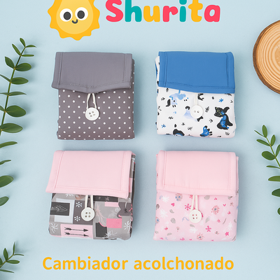Cambiador acolchonado, con almohadita