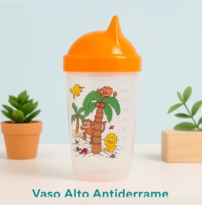 Vaso antiderrame alto