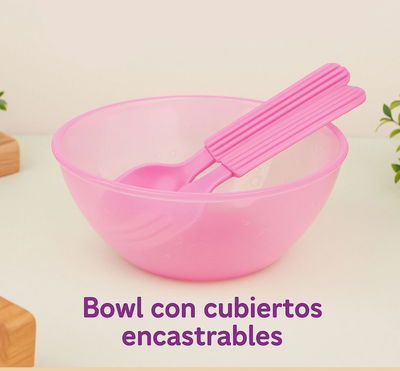Bowl con cubiertos