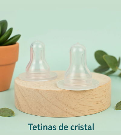 Tetina de cristal por 2 unidades