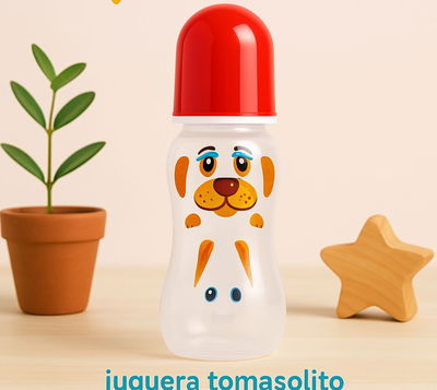 Juguera tomasolito decorada de 140ml.