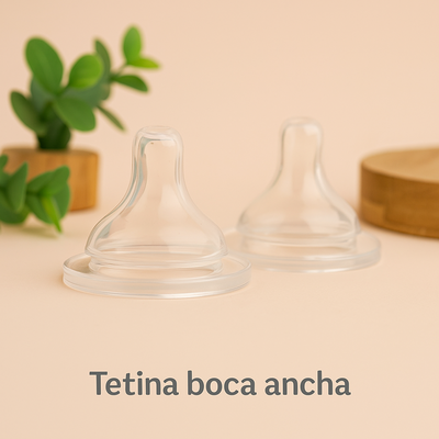 Tetina boca ancha por 25 unidades