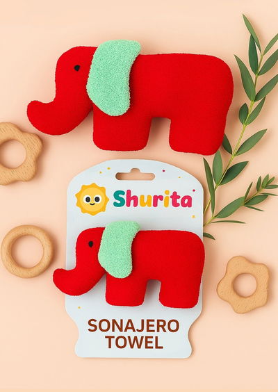 Sonajero de animales de towel