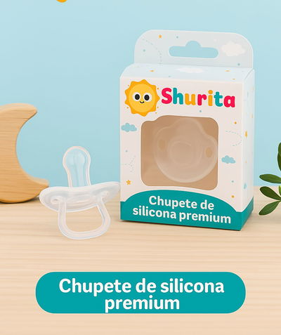 Chupete todo de silicona Premium, en cajita