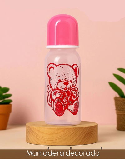 Mamadera decorada de 250ml.