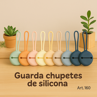 Guarda chupete de silicona