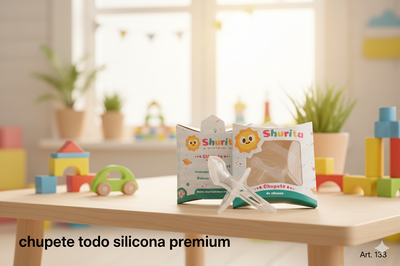 Chupete todo de silicona Premium, en cajita