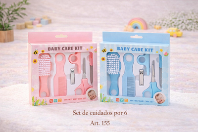 Set de higiene en estuche de 6 piezas 