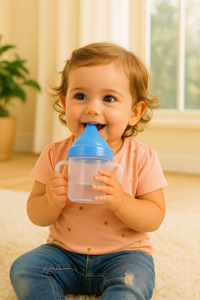 Vaso antiderrame con asas