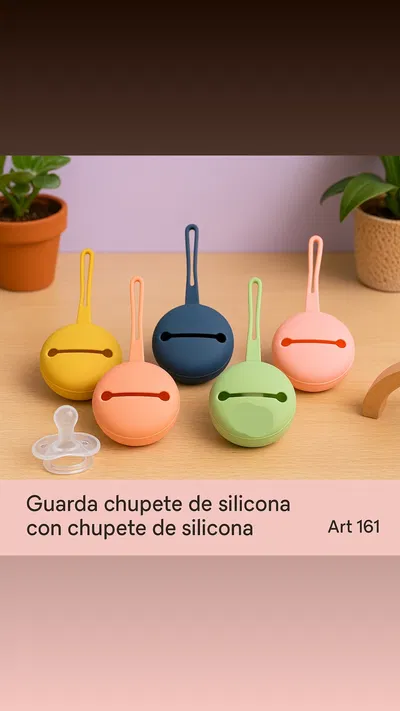 Guarda chupete de silicona con chupete premium de silicona 