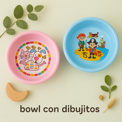 Bowl con dibujitos - *Promo hasta agotar stock*