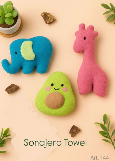 Sonajero de animales de towel