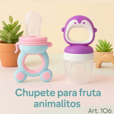 Chupete para fruta animalitos -REBAJADO!