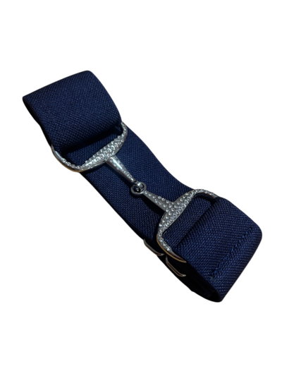 Cinturón Bridon con Strass Azul