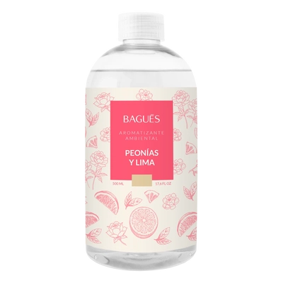 Aromatizante Peonias y Lima 500ml