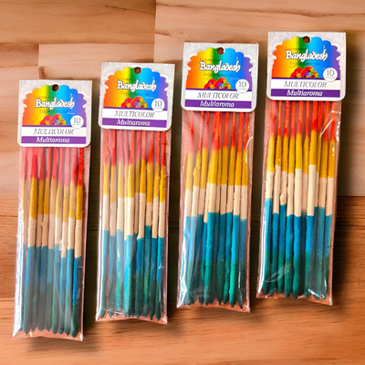 SAHUMERIOS TRIPLE EMPASTE x 10 MULTICOLOR / MULTIAROMA