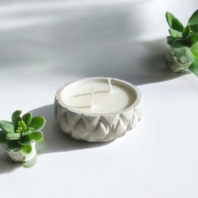 VELAS DE SOJA MACETA DE DIAMANTE