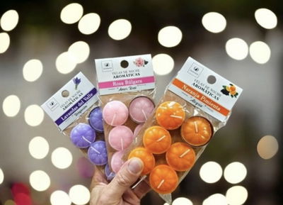 VELAS DE NOCHE x 6 AROMATICAS