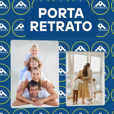 PORTA RETRATO DE MADERA BRILLANTE 