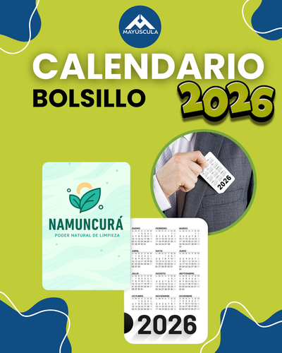 Calendario 2026 Bolsillo