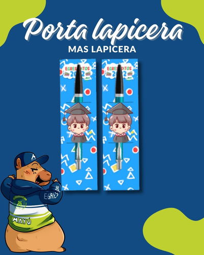 PORTA LAPICEROS + LAPICERA