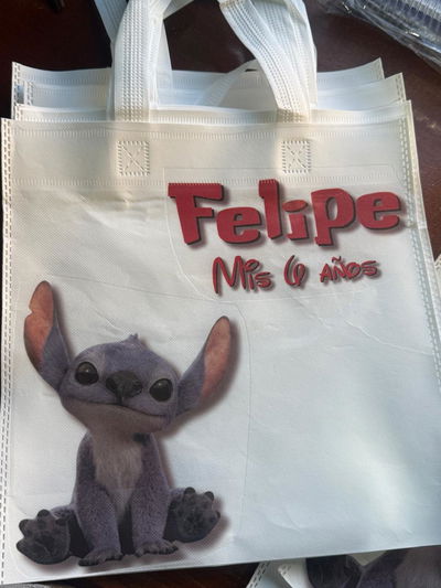 Bolsas de friselina personalizadas 