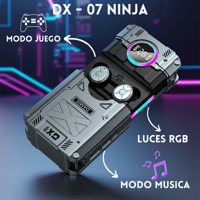 DX - 07 NINJA Auriculares y Power Bank 2 en 1