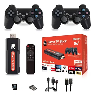 Game Stick y TV BOX 2 EN 1 mas de 25.000 Juegos