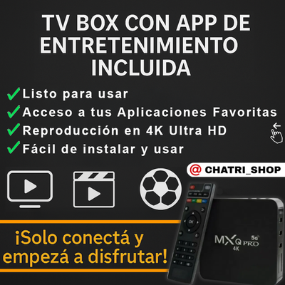 TV BOX - Convertidor a Smart TV