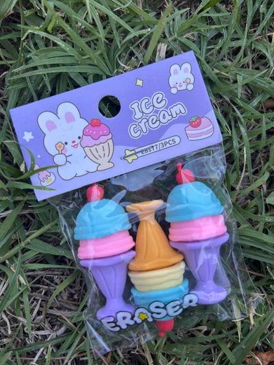 GOMAS DE BORRAR HELADOS