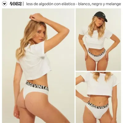 PACK X3 LESS TIRO ALTO CON ELÁSTICO CINTURA - VINTAGE 