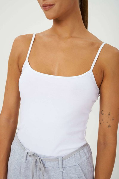 Musculosa algodón y lycra bretel 