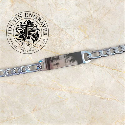 Pulsera Acero Rectangular foto
