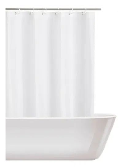 CORTINA DE BAÑO+PROTECTOR CON GANCHOS