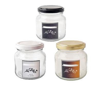 FRASCO VIDRIO CON TAPA 250ml xU