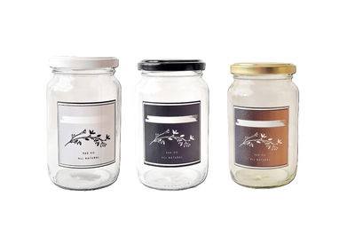 FRASCO VIDRIO CON TAPA 360ml xU