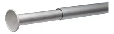 BARRAL PARA CORTINA DE BAÑO ALUMINIO