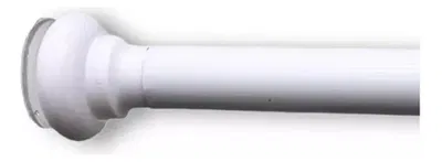 BARRAL PARA CORTINA DE BAÑO BLANCO