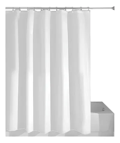 CORTINA DE BAÑO CON GANCHOS 