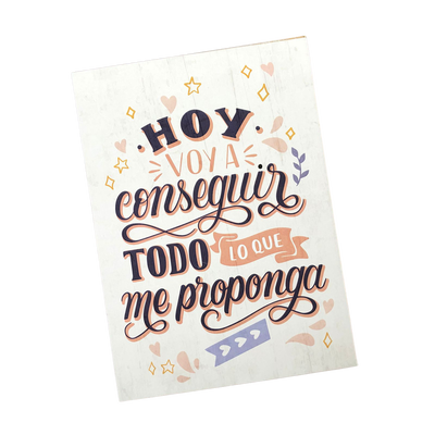 Cuadro De Apoyo y De Pared Frases 15x20