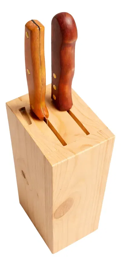 Porta Cuchillo Taco Para 4 Cuchillos 20x10