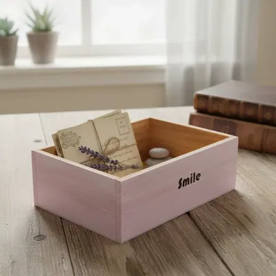 Cajon Organizador Madera Deco 20x30x10