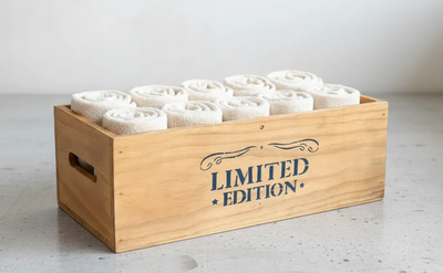 Cajon Madera Con Agarre Deco 40x20x15 