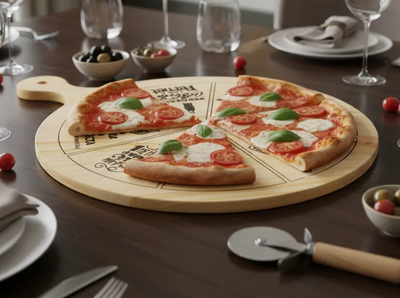 Pizzera Ruleta Con Mango 35cm