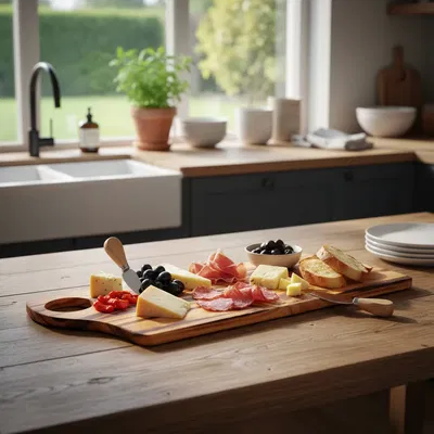 Tabla Parrillera Para Asado 65x25